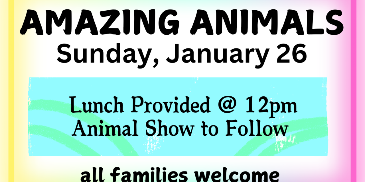 Amazing Animals Family Event